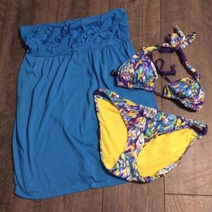 Cute XOXO Bikini with OP coverup